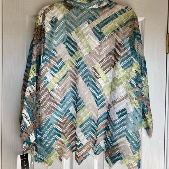 Alfred Dunner Cardigan with Tank & Necklace -NWT - Picture 7 of 9